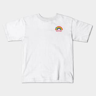 (pocket size) take off on gay, split on rights Kids T-Shirt